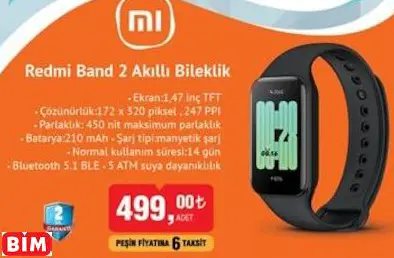 XİAOMİ REDMİ BAND 2 AKILLI BİLEKLİK